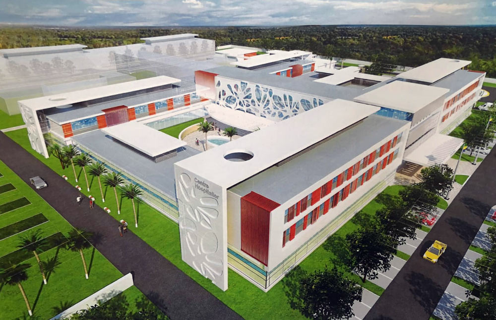 Hospital construction in Ghana